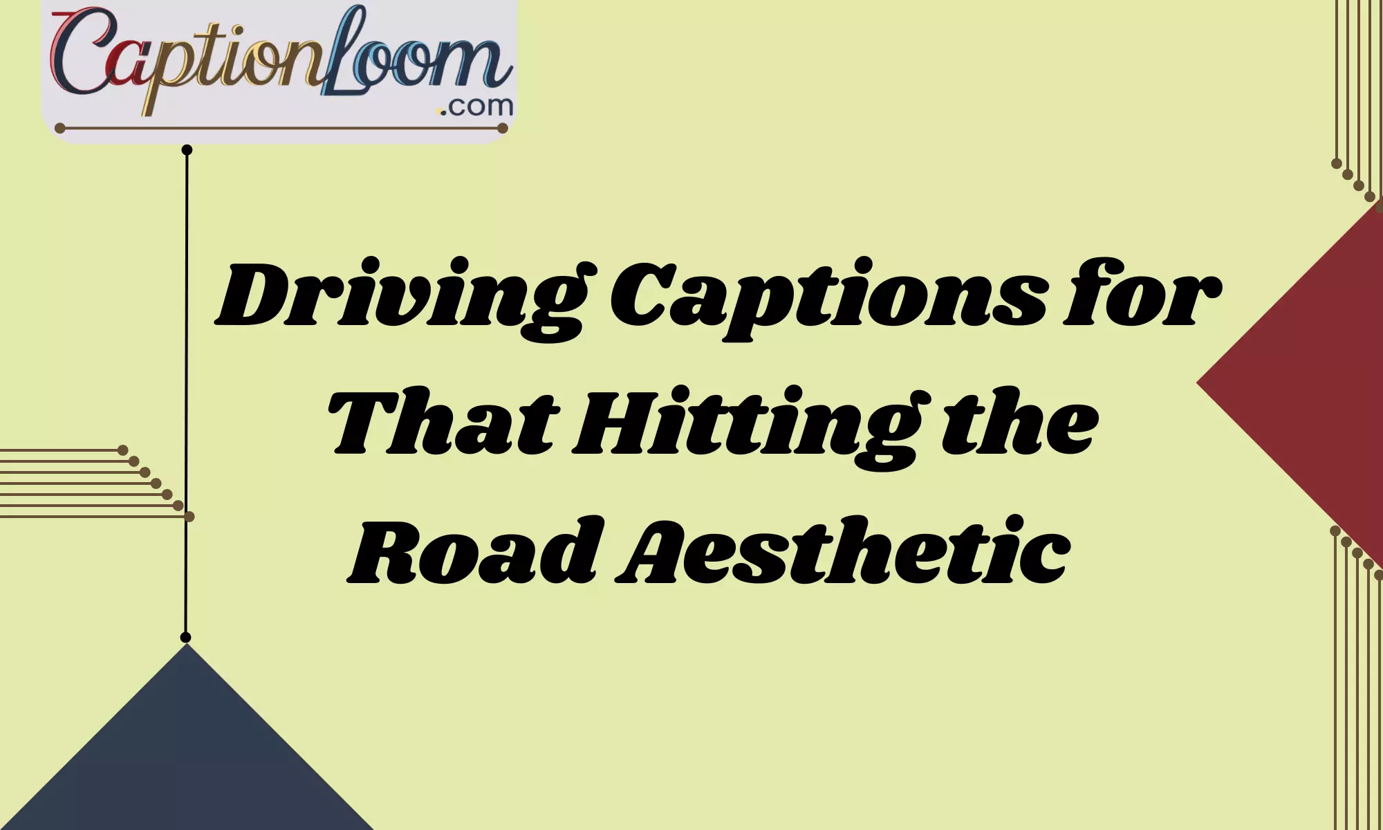 Driving Captions