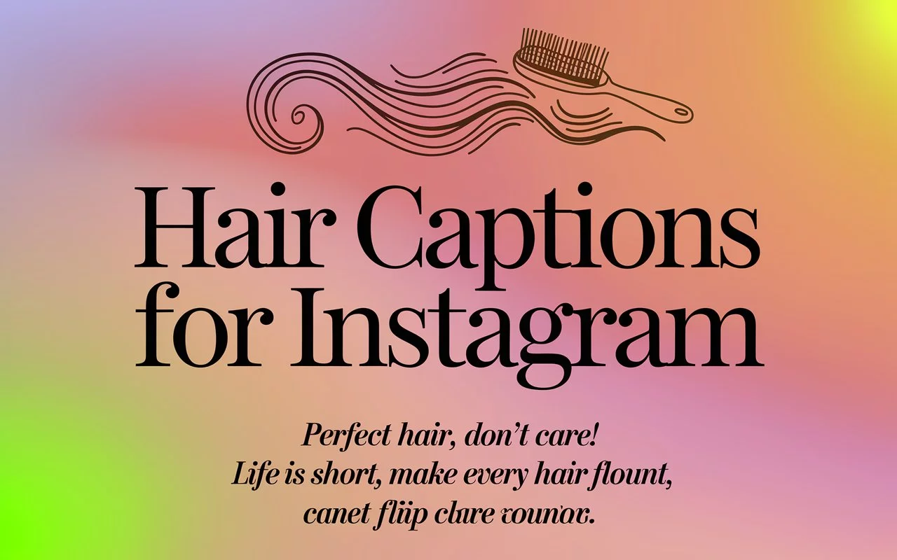 Hair Captions for Instagram