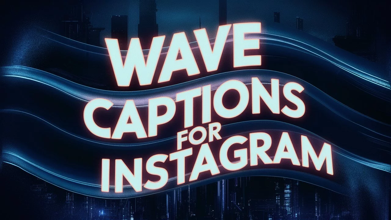 Wave Captions for Instagram for Ocean Time