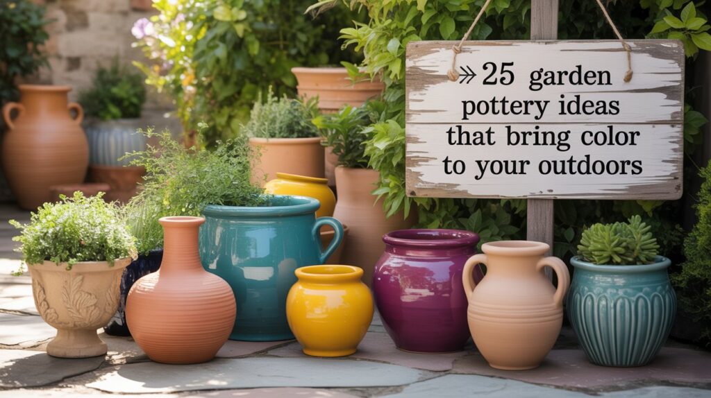 25 Garden Pottery Ideas