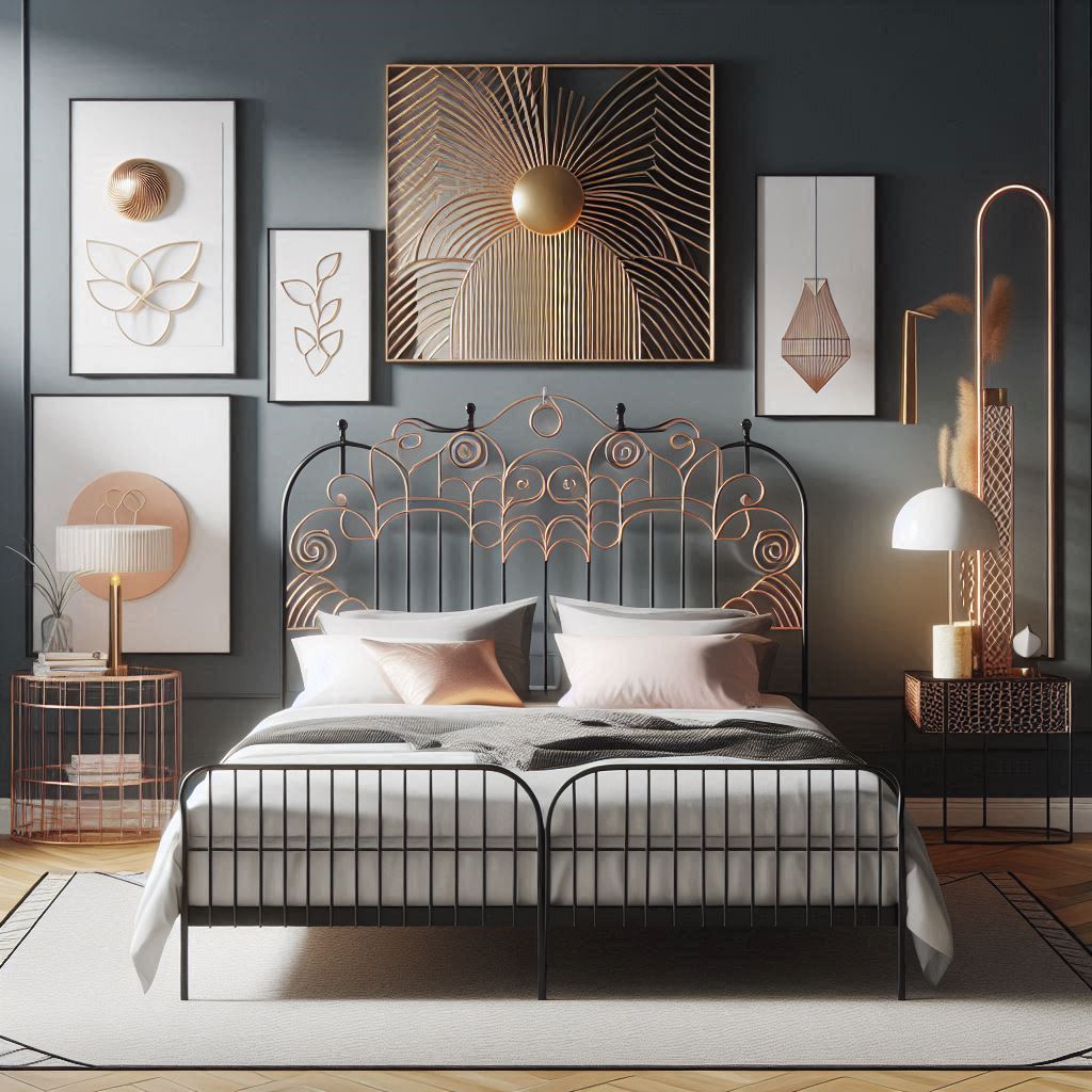 13 Stylish Metal Bed Frame Ideas