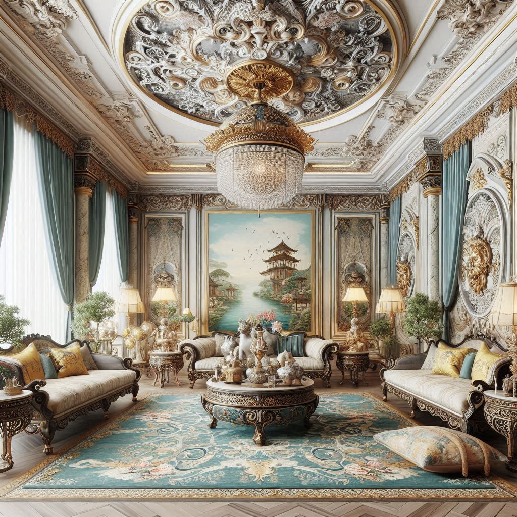 Master The Zen Baroque Style In Your Living Room