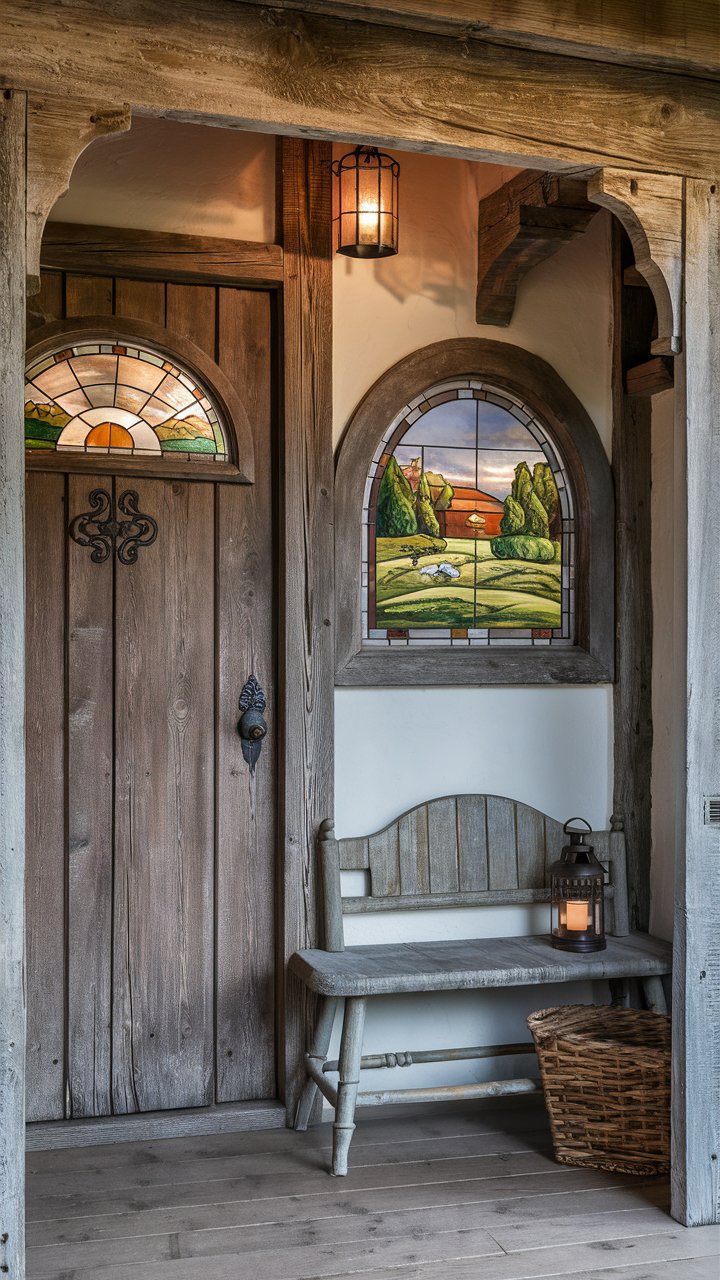 13 Rustic Entryways
