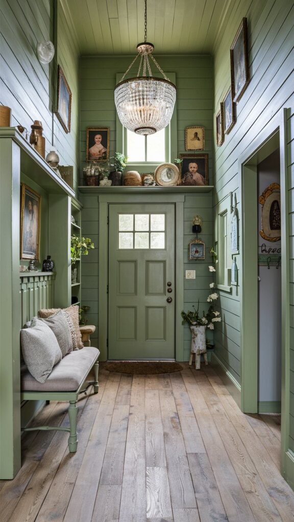 13 Sage Green Entryway Ideas
