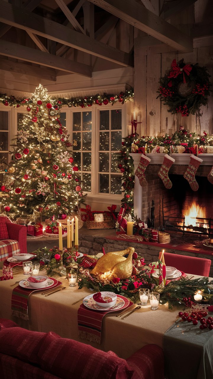 27 Christmas Living Room Decor Ideas