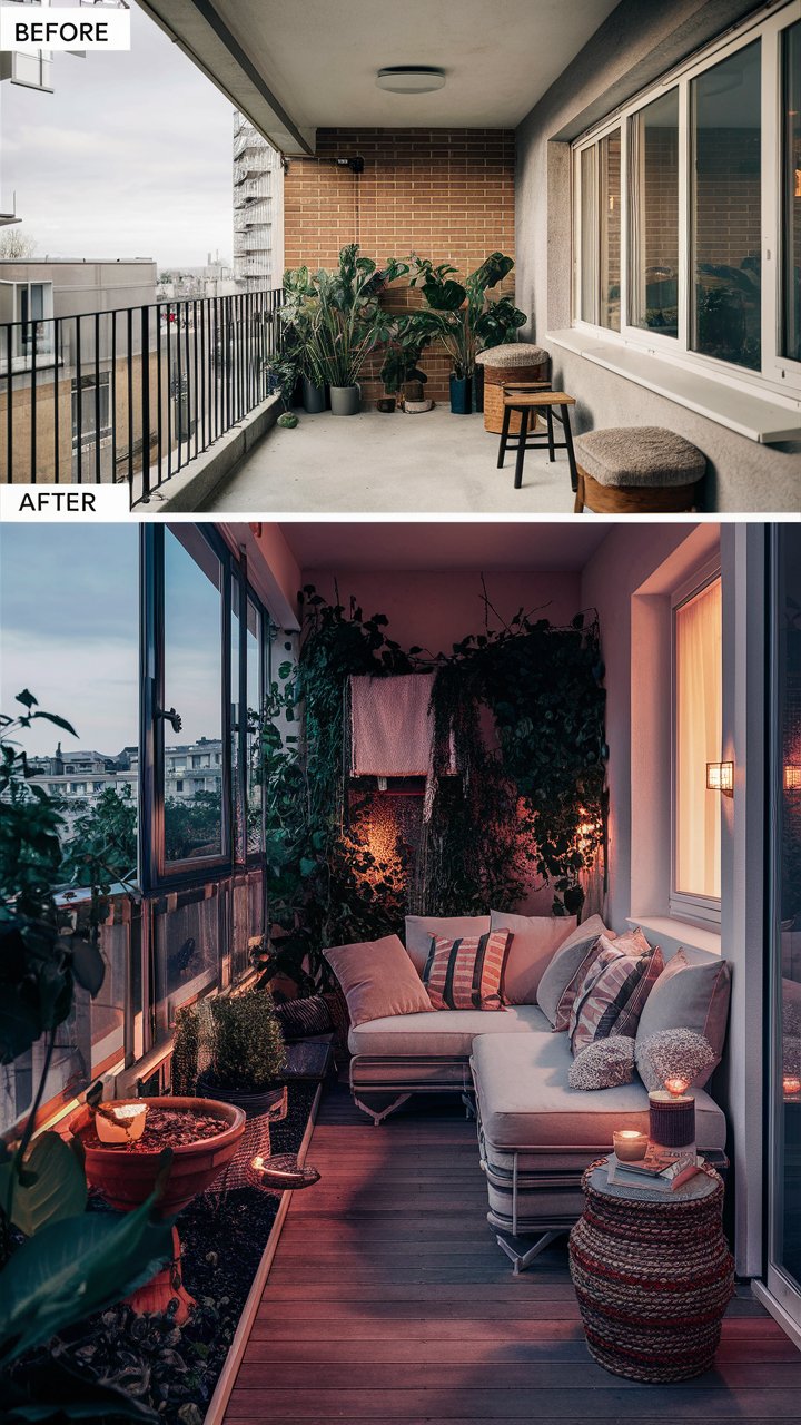 Clever Ideas to Transform Your Small Balcony into a Cozy Oasis