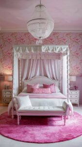 Pink and White Bedroom Ideas