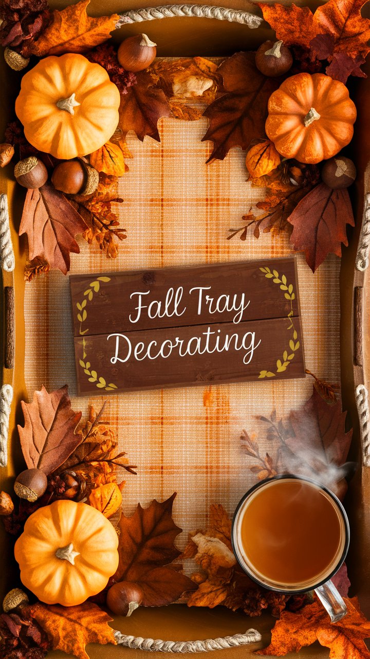 Fall Tray Decorating Ideas