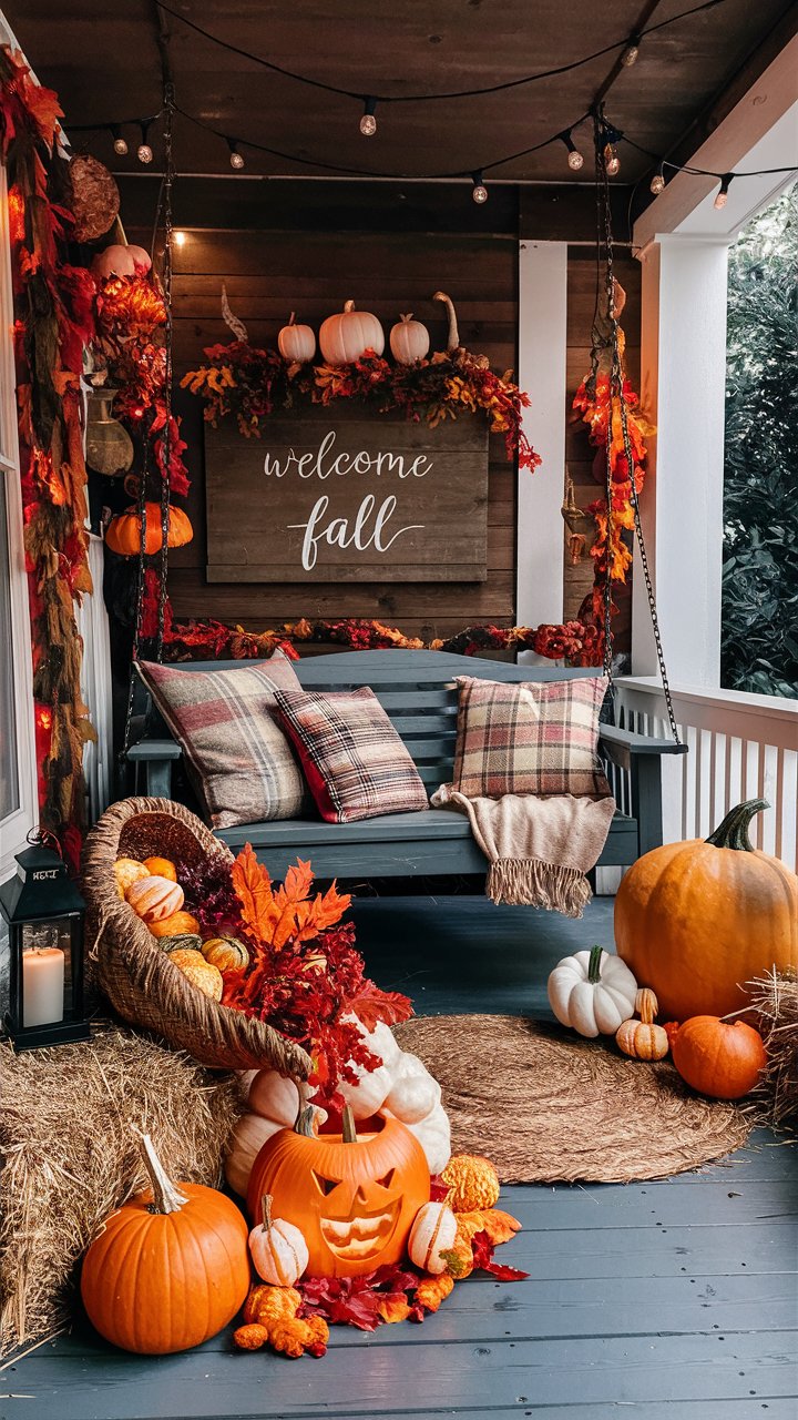 Fall Front Porch Decor