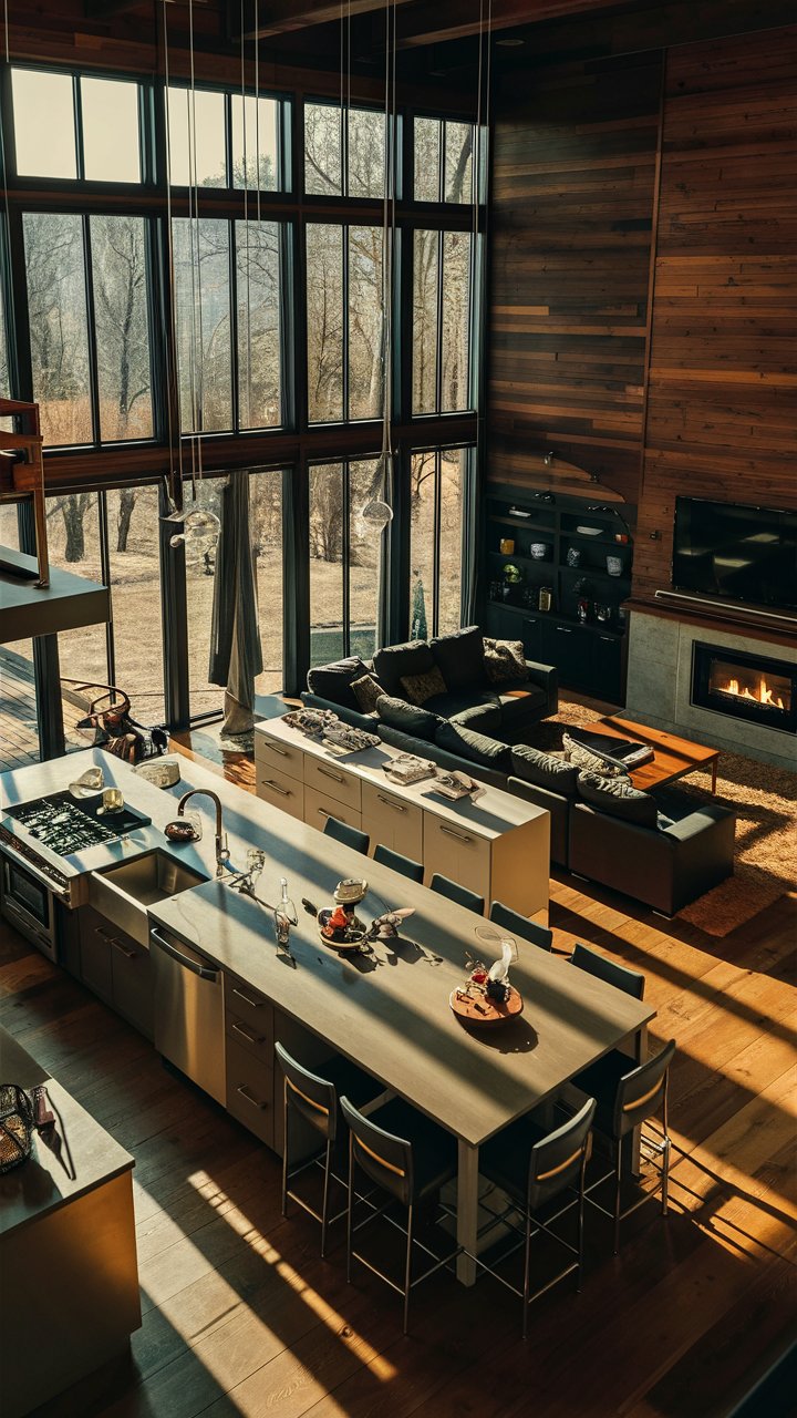 Open Kitchen Living Room